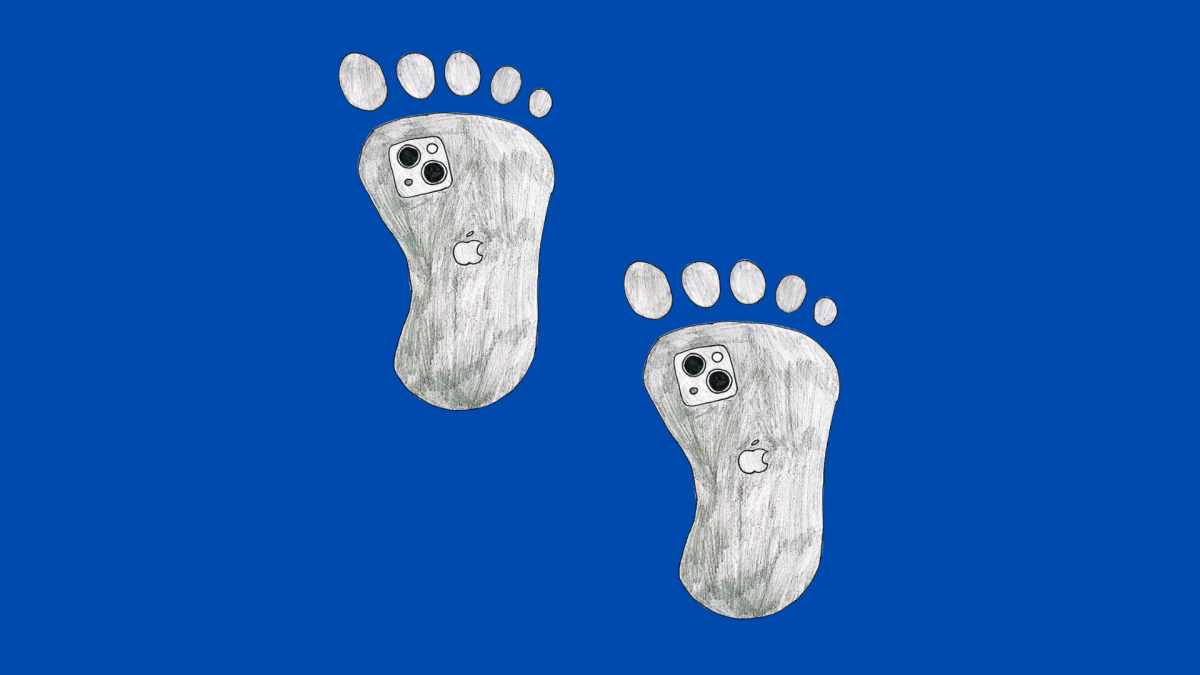 A visual metaphor for our digital footprint in the modern world.