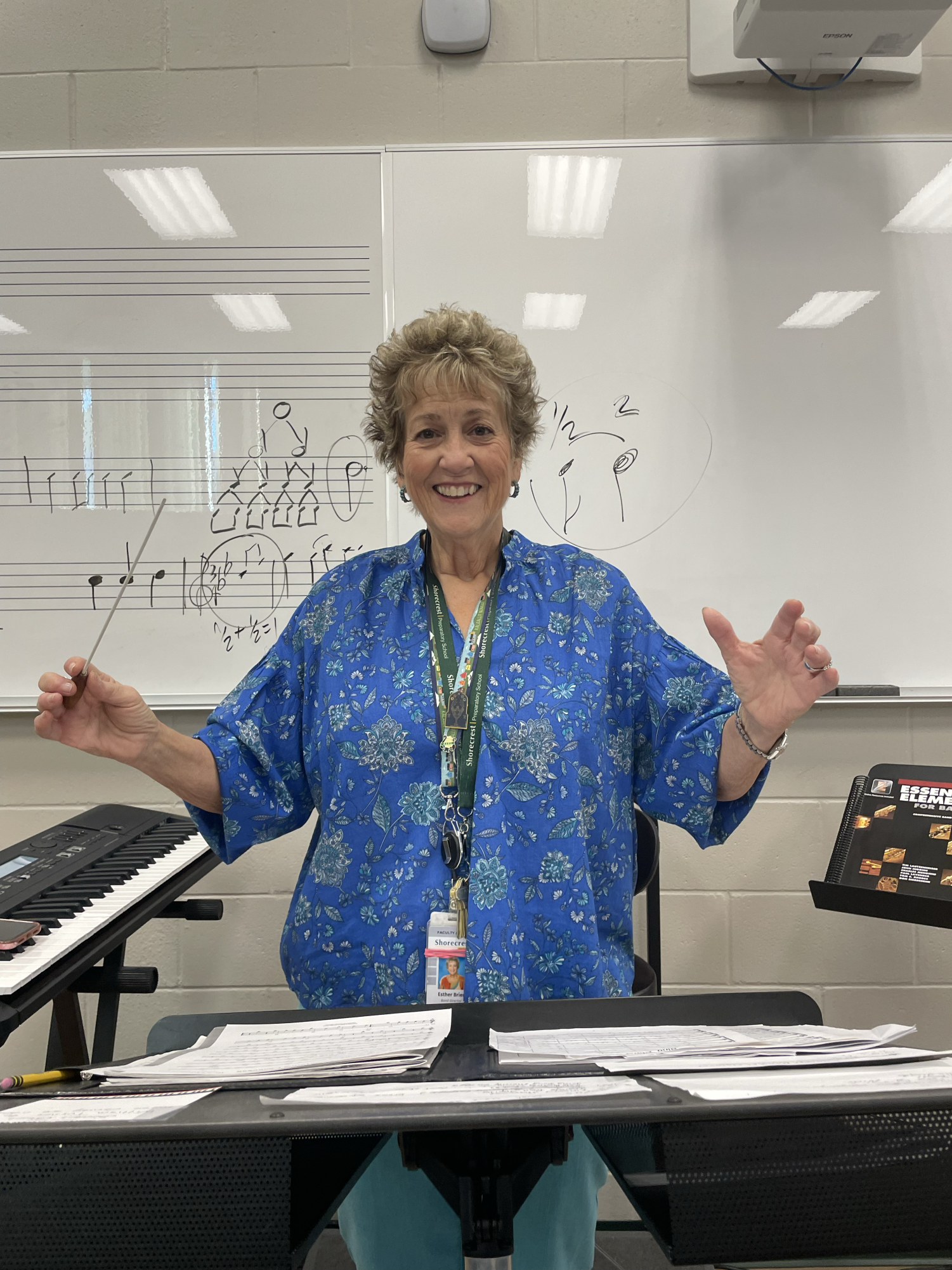 Band Director Esther Brier
