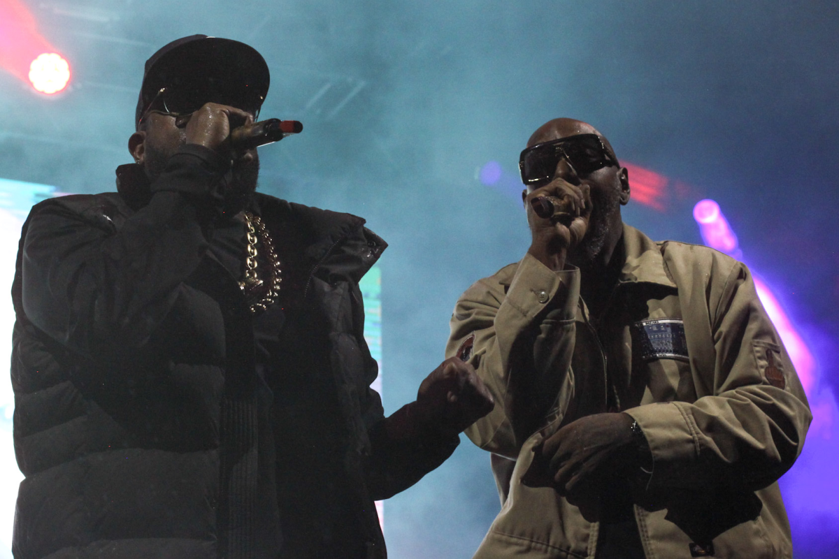 Big Boi and Killer Mike preform at Gasparilla Music Festival. The festival was canceled in 2025 due to financial issues as a result of consecutive years of weather issues at the event.