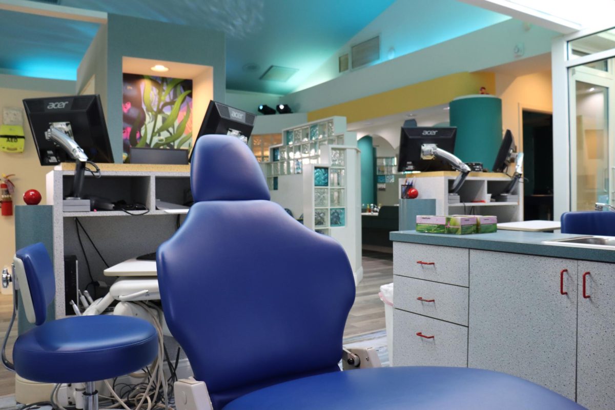 Levitt & Prasatthong D.D.S., P.A. dentistry office at 7701 38th Ave. N sits ready for patients. Patients remember this office from its unique submarine play area. 