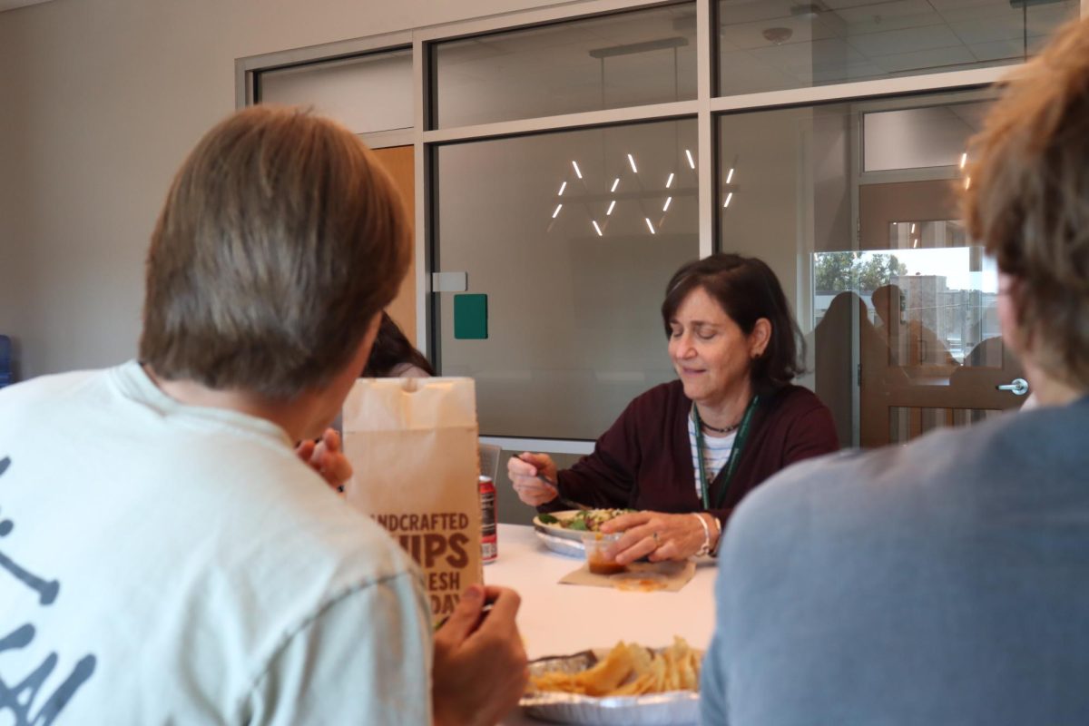 Head of School meets with seniors during lunch to discuss their experiences at Shorecrest. Spencer provides Chipotle to each student during these lunches.